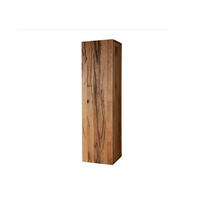 HÄNGESCHRANK Wild-/Zerreiche 33x33x124 natur geölt FRANKFURT #101 - Braun, Holz (33/124/33cm) - Massivmoebel24