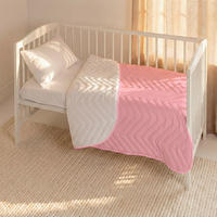 TAGESDECKE arista 100x130 cm (kinderbett) rosa - Pink, Textil (100/130cm) - Happy Friday