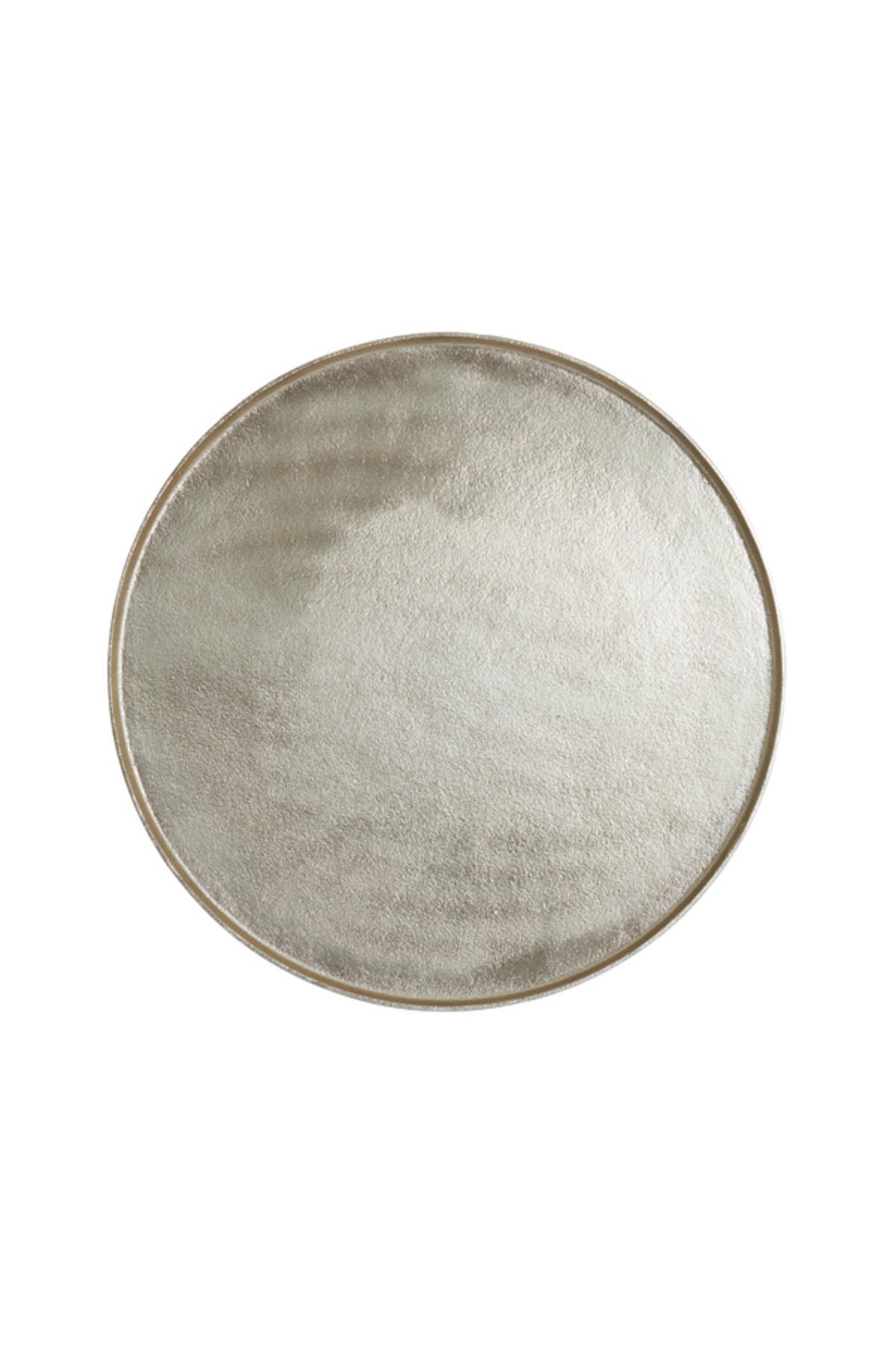 SCHALE Maes Gold Ø50/1,5 cm - Goldfarben, Metall (50/1.5cm) - Light & Living