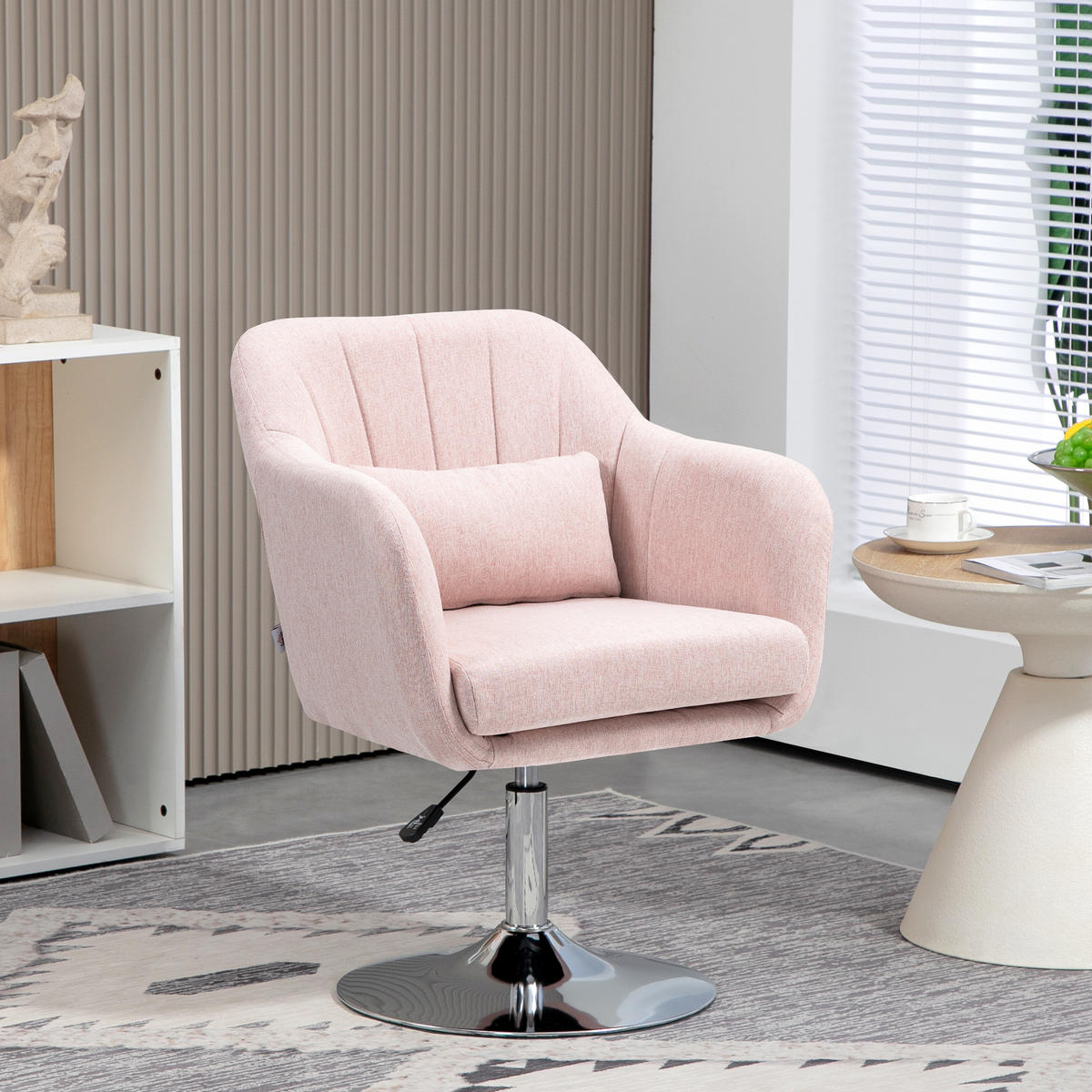 BARHOCKER DE-13264 höhenverstellbar Rosa - Pink, Metall (60/91/60cm) - ComfortXL
