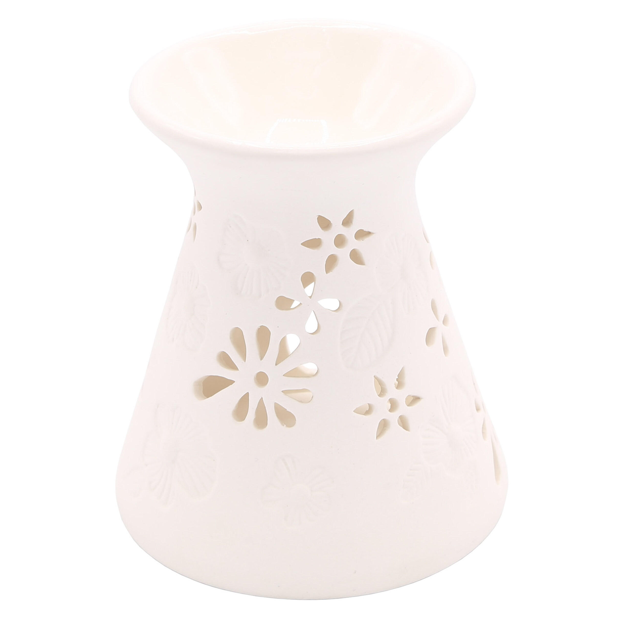 CANDLE Brothers Teelichtduftlampe - Weiß, Keramik (10.5cm)
