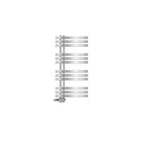 KOUPELNOVÝ radiátor Iron EM 500 × 1000 mm, chrom, s ventilem, univerzální provedení - chromová, kov (50/100/3cm) - LuxeBath