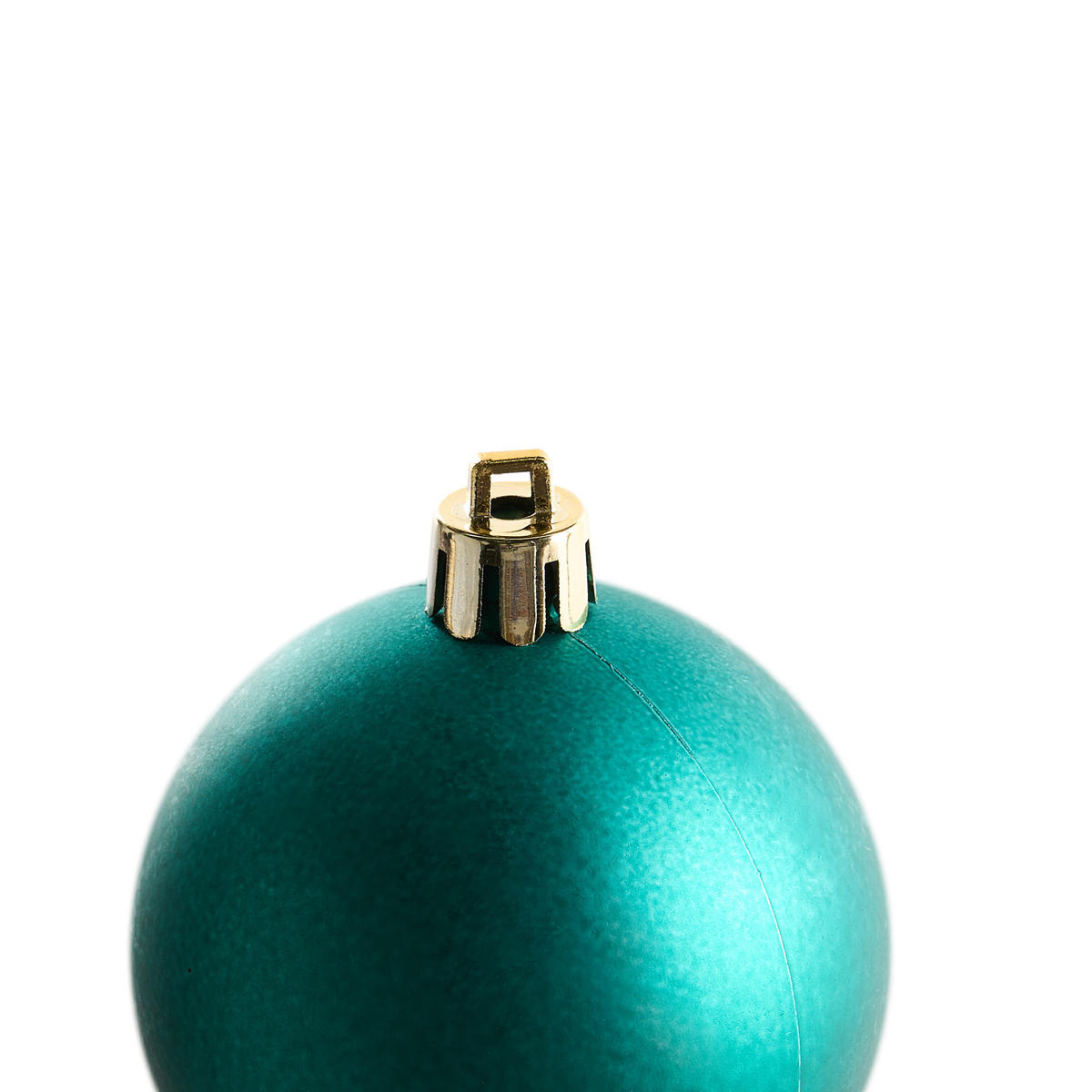 WEIHNACHTSKUGEL 100er Set Bunt Vanern - Goldfarben/Multicolor, Kunststoff (6/7/6cm) - Beliani