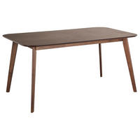 ESSTISCH 150/90/81 cm Dunkelbraun Rechteckig Ephrata - Dunkelbraun, Holzwerkstoff (150/90/81cm) - Beliani