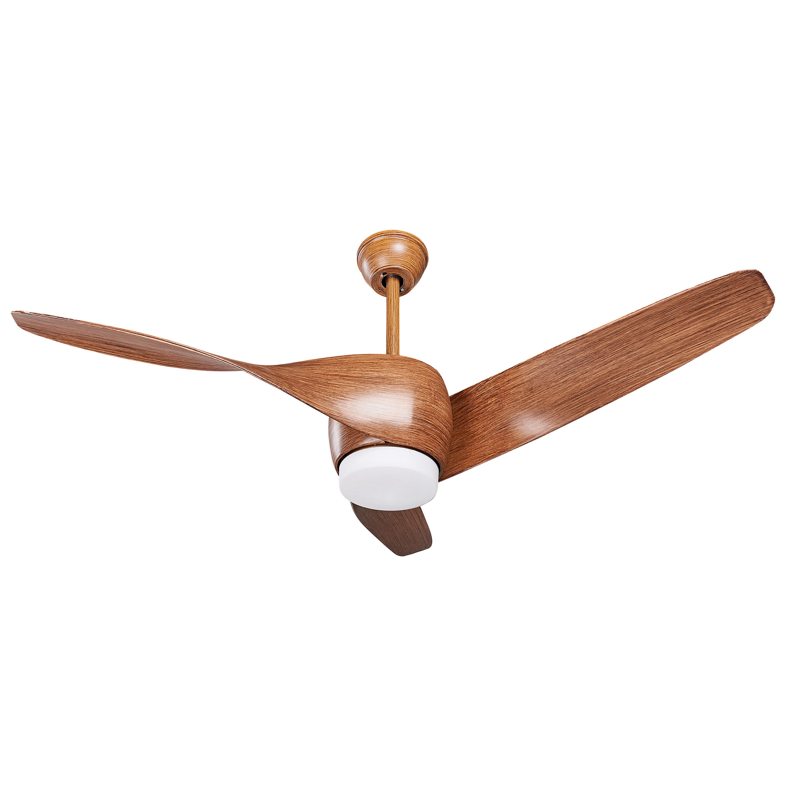 DECKENVENTILATOR Paria 110/110/54 cm - Braun, Metall (110/110/54cm) - Beliani