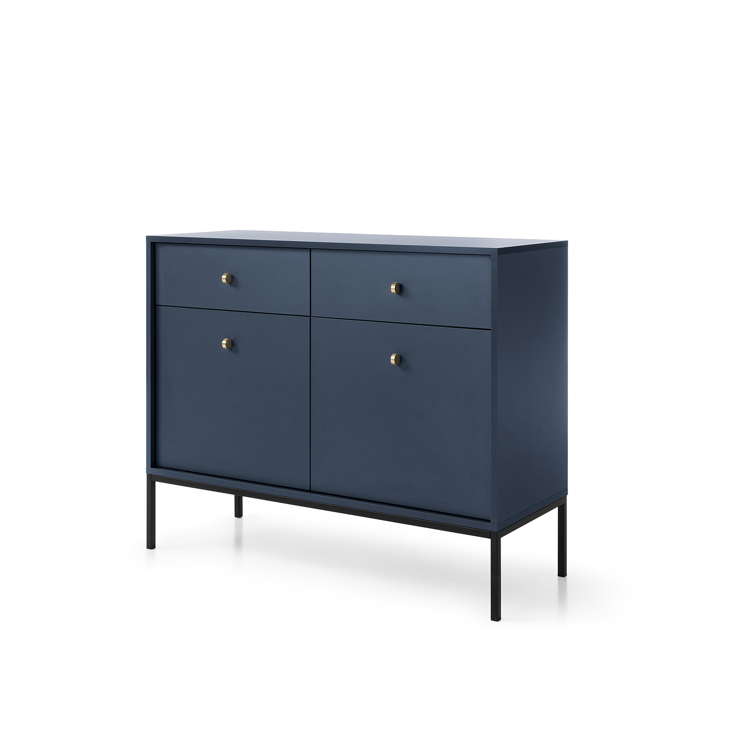 Masseno Kommode Blau 104x83x39 cm
