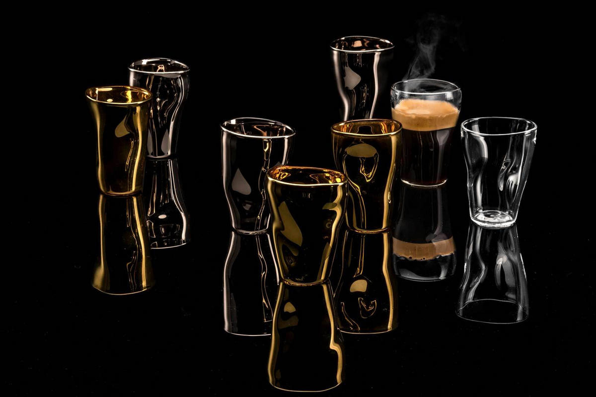 ESPRESSOGLÄSER Unik transparent 100 ml 4er Set - Transparent, Glas (0.1L) - Eisch