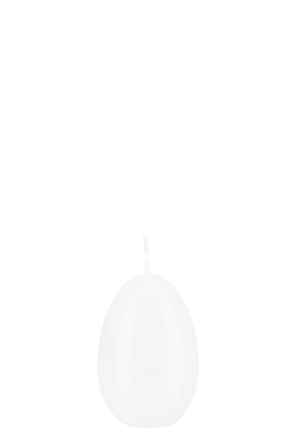 EIKERZEN Klarlack Weiß 60 x Ø 45 mm, 6 Stück - Weiß, Paraffin (4.5/6/6cm) - Kopschitz Kerzen