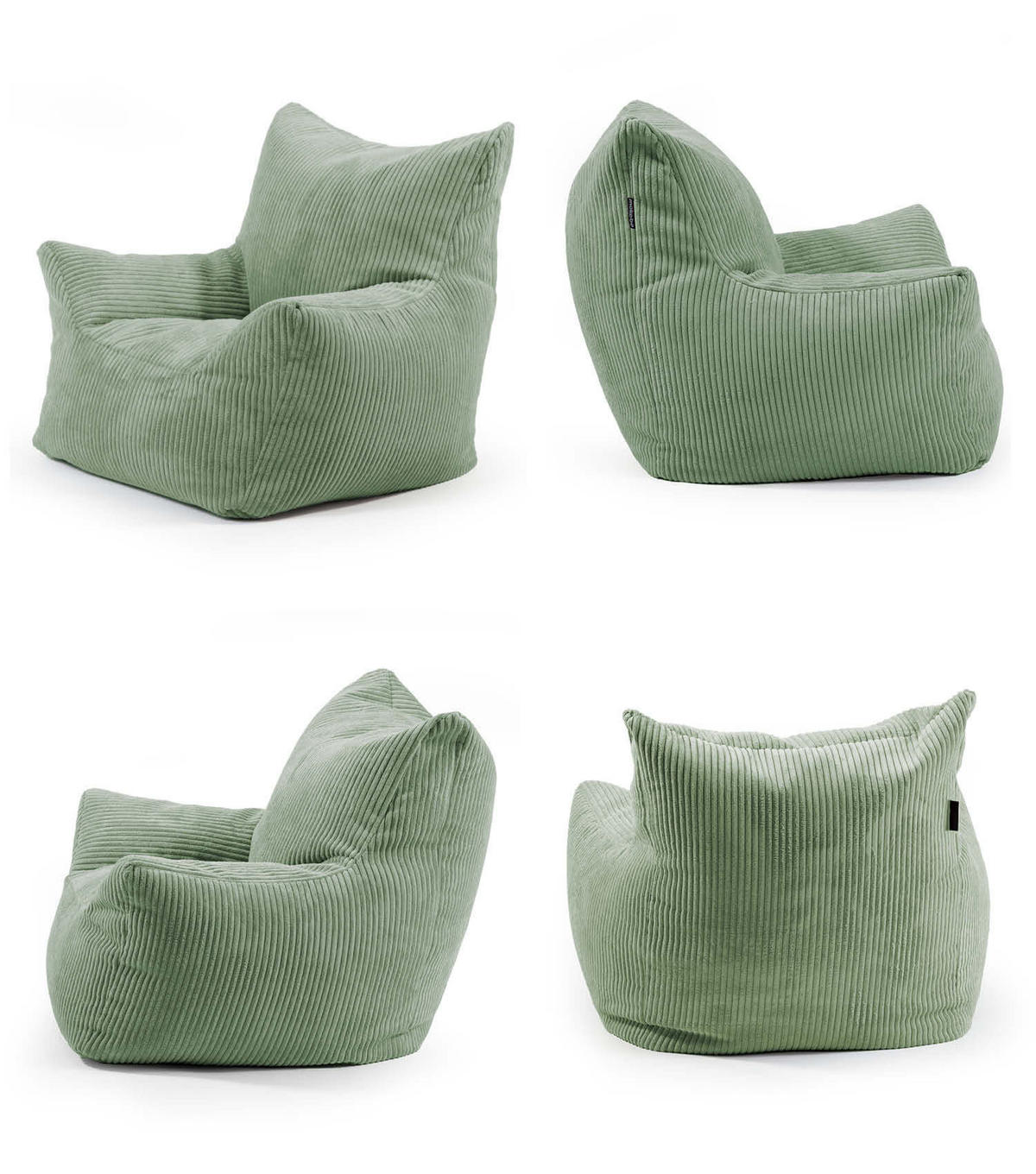 KINDERSESSEL Der Pausenheld - Grün, Textil (52/57/53cm) - Mokebo