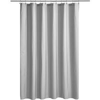 DUSCHVORHANG Grau PEVA hochwertig leicht Grau 200 cm - Grau, Kunststoff (180/200cm) - MCBOSON