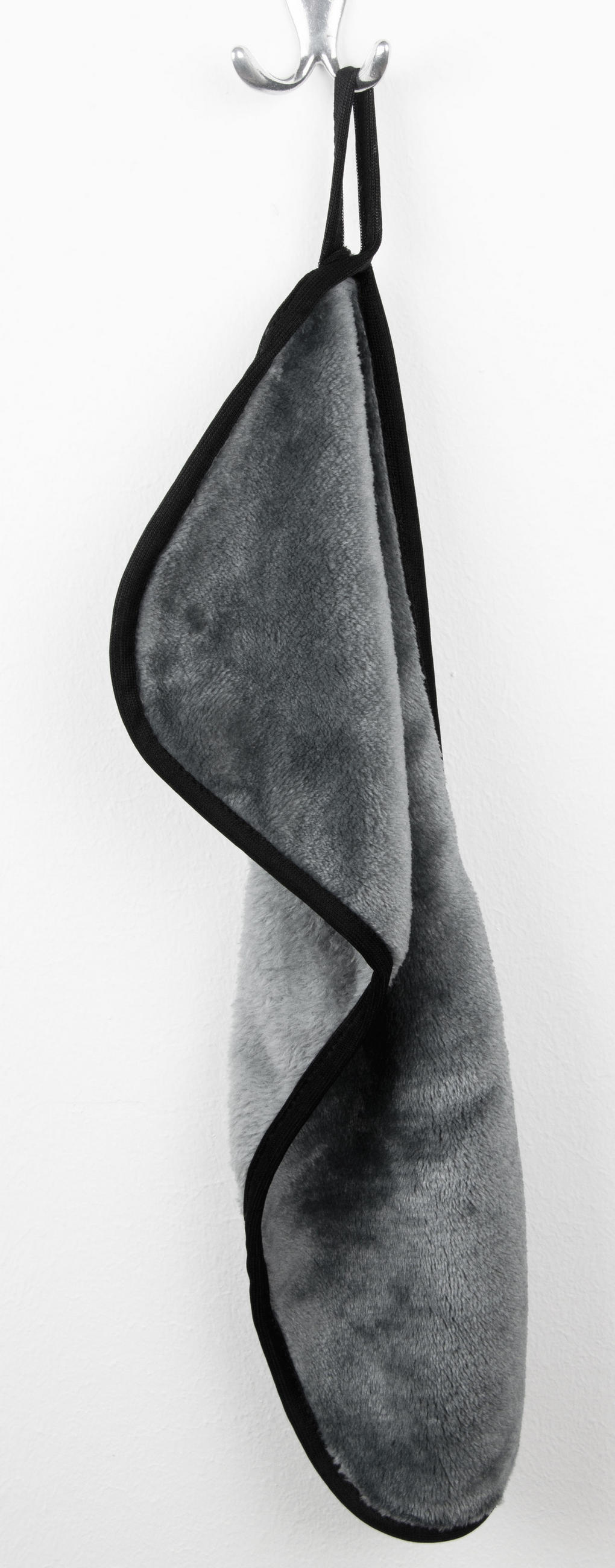 ABSCHMINKTÜCHER, 3er-Set, 40x18 cm, 80% Polyester, 20% Polyamid, Grau - Anthrazit, Textil (18/40cm) - Zollner24