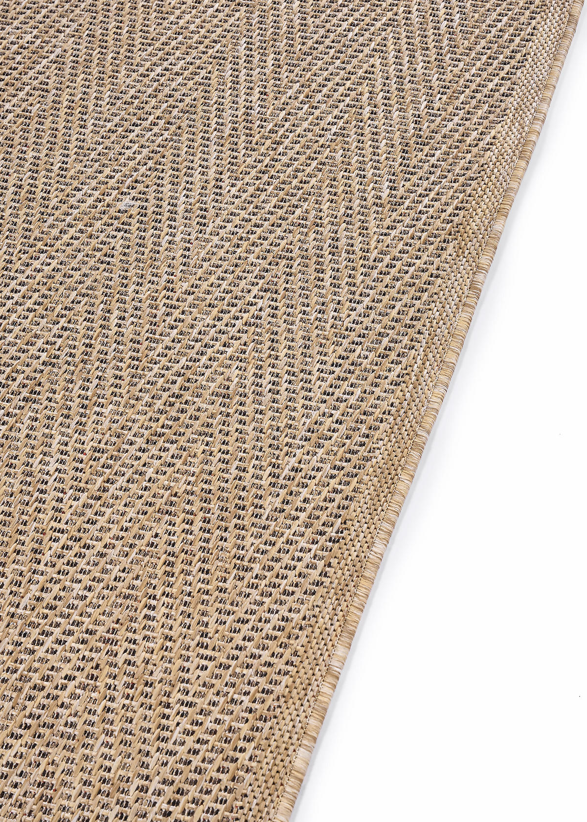 TEPPICH YUCANA Beige Outdoor Flachgewebe 120/170 cm - Beige, Textil (120/170cm) - Tapiso