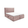 BOXBETT Arnau Premium - Rosa, Holzwerkstoff/Textil (140/200cm) - Fun Möbel