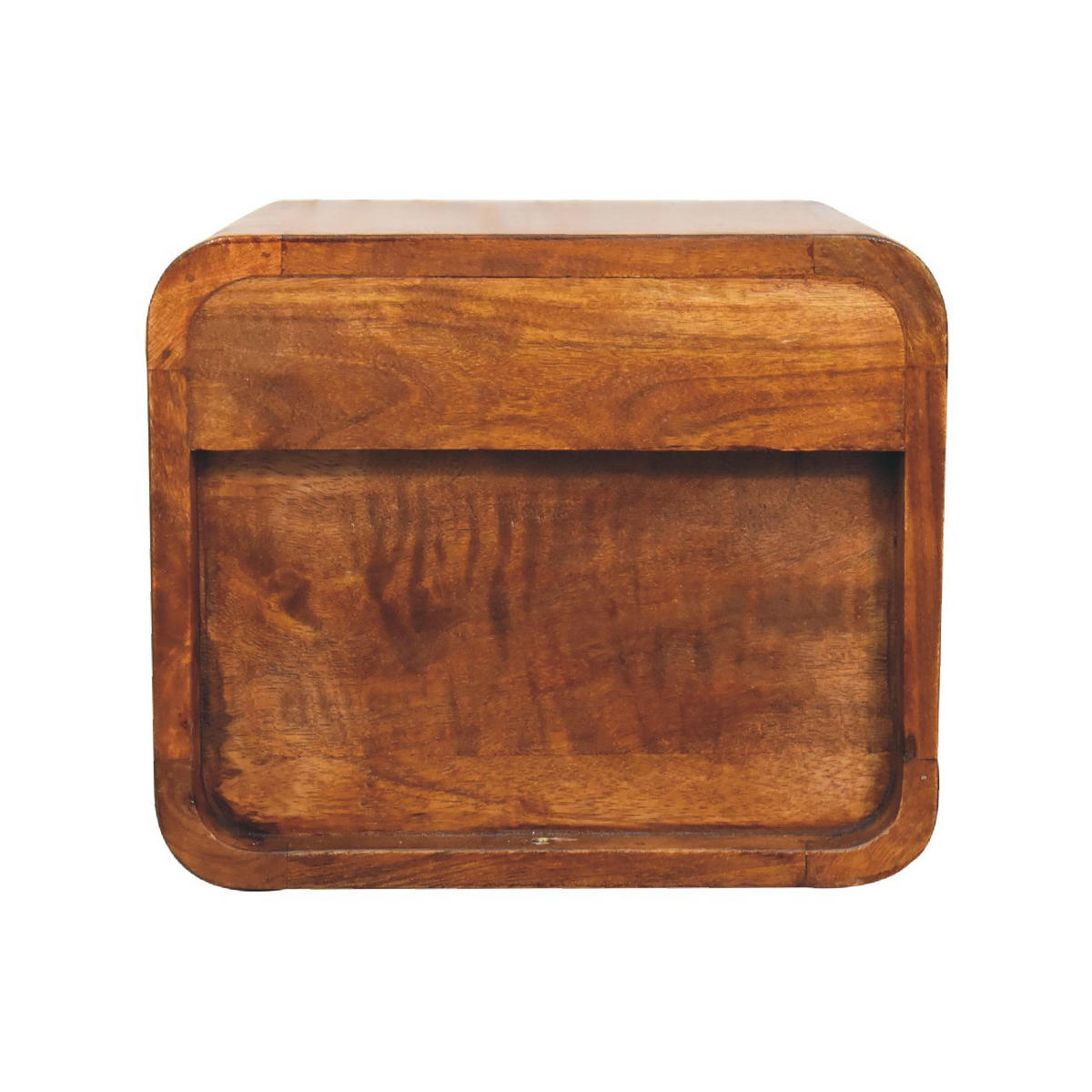 NACHTTISCH Mini Wandmontiert - Messingfarben/Braun, Holz/Metall (30/25/25cm) - Artisan Furniture