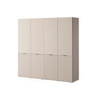DREHTÜRENSCHRANK - Schrank Minewra 200 - Beige - Beige, Holzwerkstoff (200/200/51cm) - Möblo