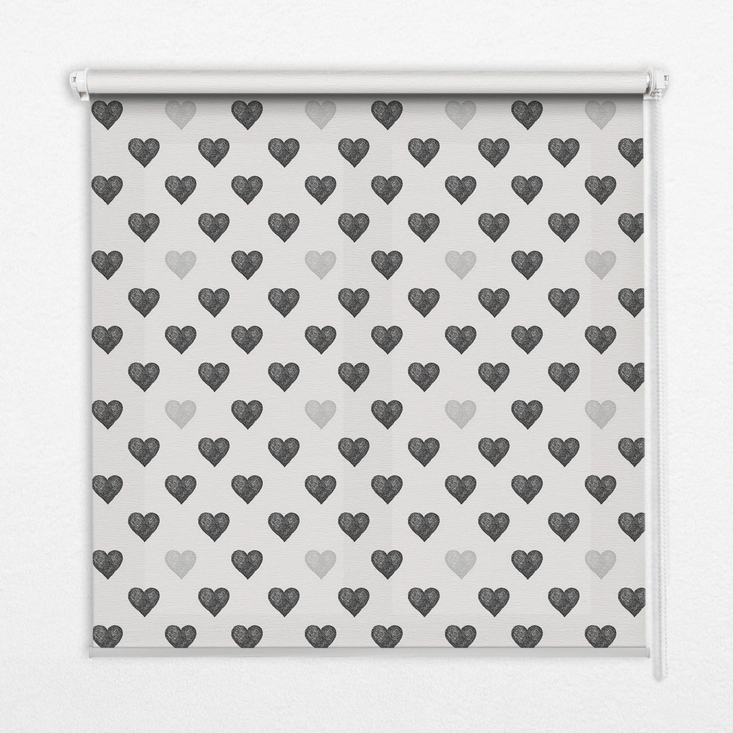 TULUP VNITŘNÍ roleta - okenní roleta - roleta - 120x140 cm - Temná srdce