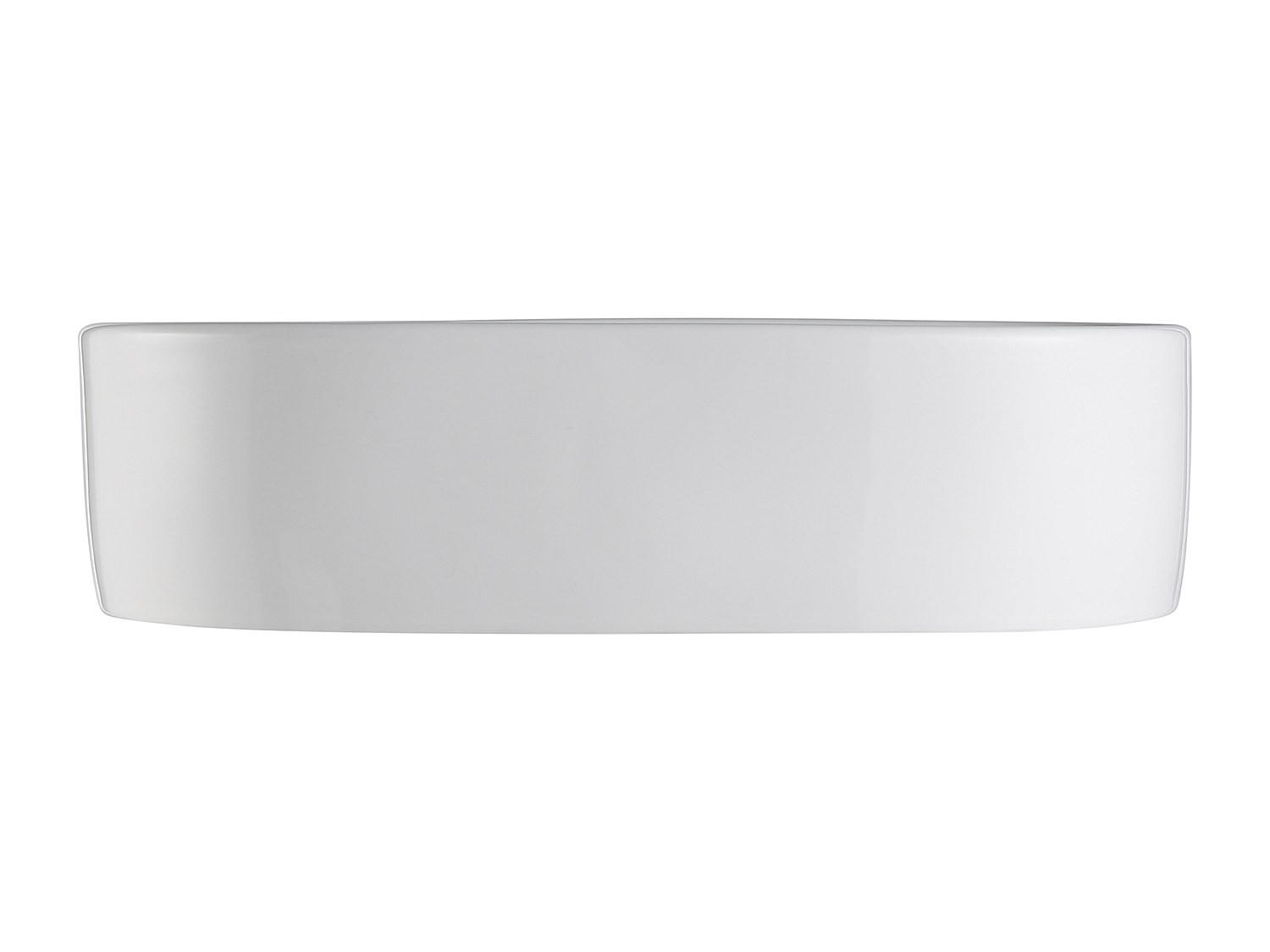 Thumbnail - Vente-Unique Aufsatzwaschbecken, Weiß, Keramik, Uni, Oval, 56x14.5x35.5 cm, Badezimmer, Waschbecken & Armaturen, Waschbe...