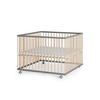 LAUFGITTER 100x100 cm faltbar - grau/natur - Naturfarben/Grau, Holz (100/74/100cm) - Sämann – make a difference.