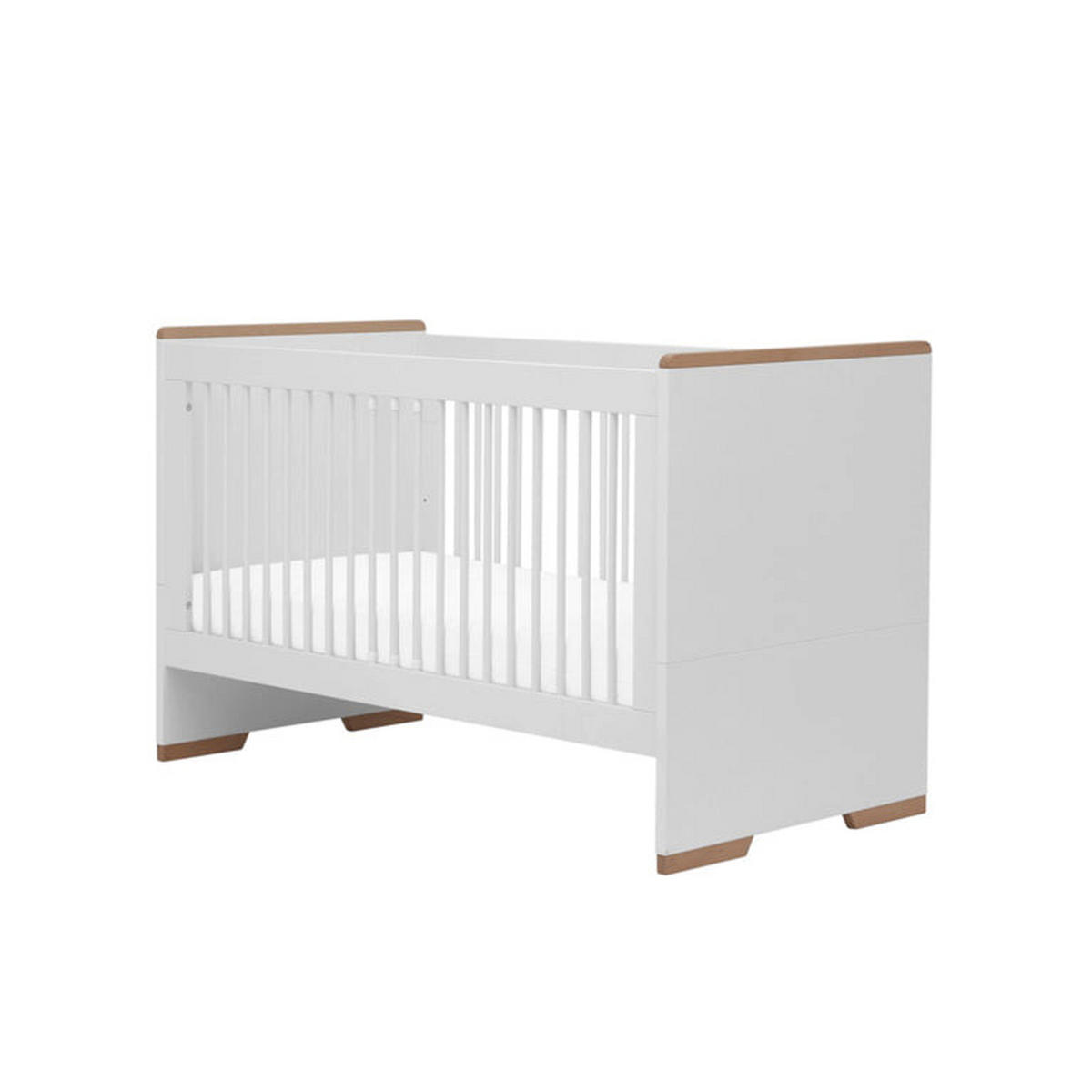 SOBA ZA BEBE 3-dijelni bijelo i drvo - bijela, drvni materijal (145/92/76cm) - Petits-meubles