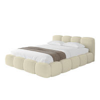 POLSTERBETT mit Bettkasten und Lattenrost, Boxbett ohne Matratze - KALA-v1 180x200 Beige - Beige, Holzwerkstoff/Textil (180/200cm) - ALTDECOR