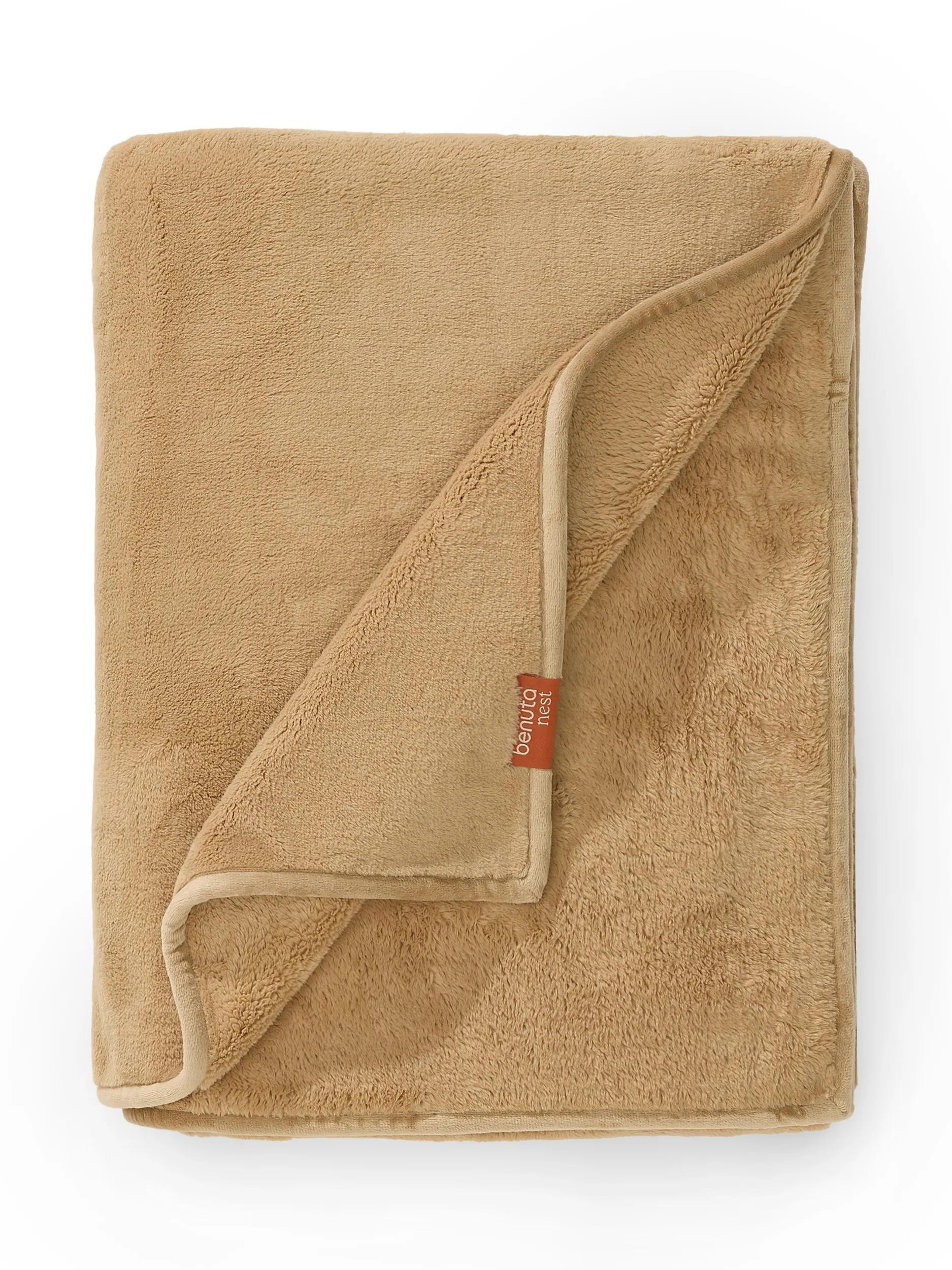DECKE Cosi Beige 200/220 cm - Beige, Textil (200/220cm) - benuta