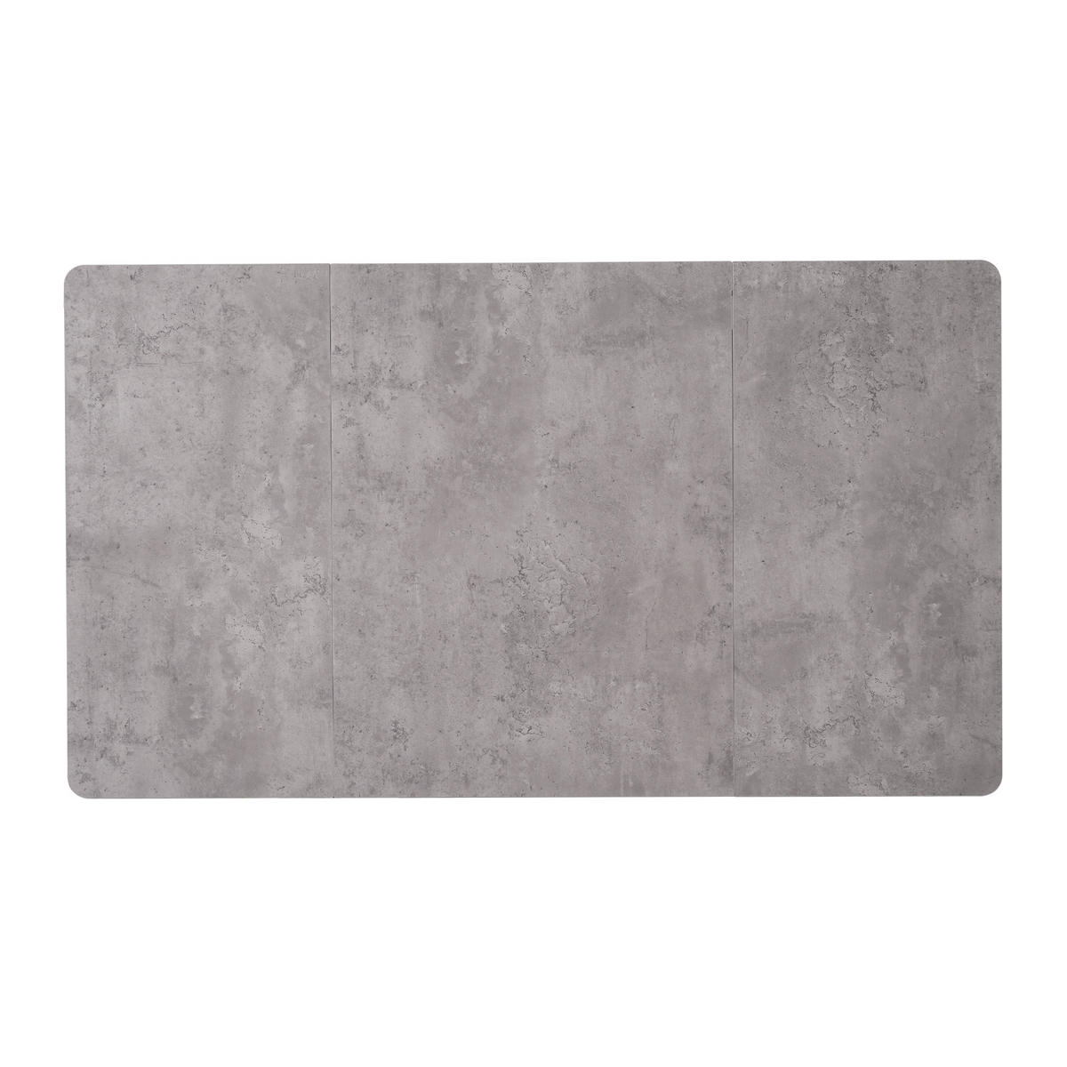 ESSTISCH Grau 140/80/75 cm - Grau, Holzwerkstoff/Metall (140/80/75cm) - Urban Meuble