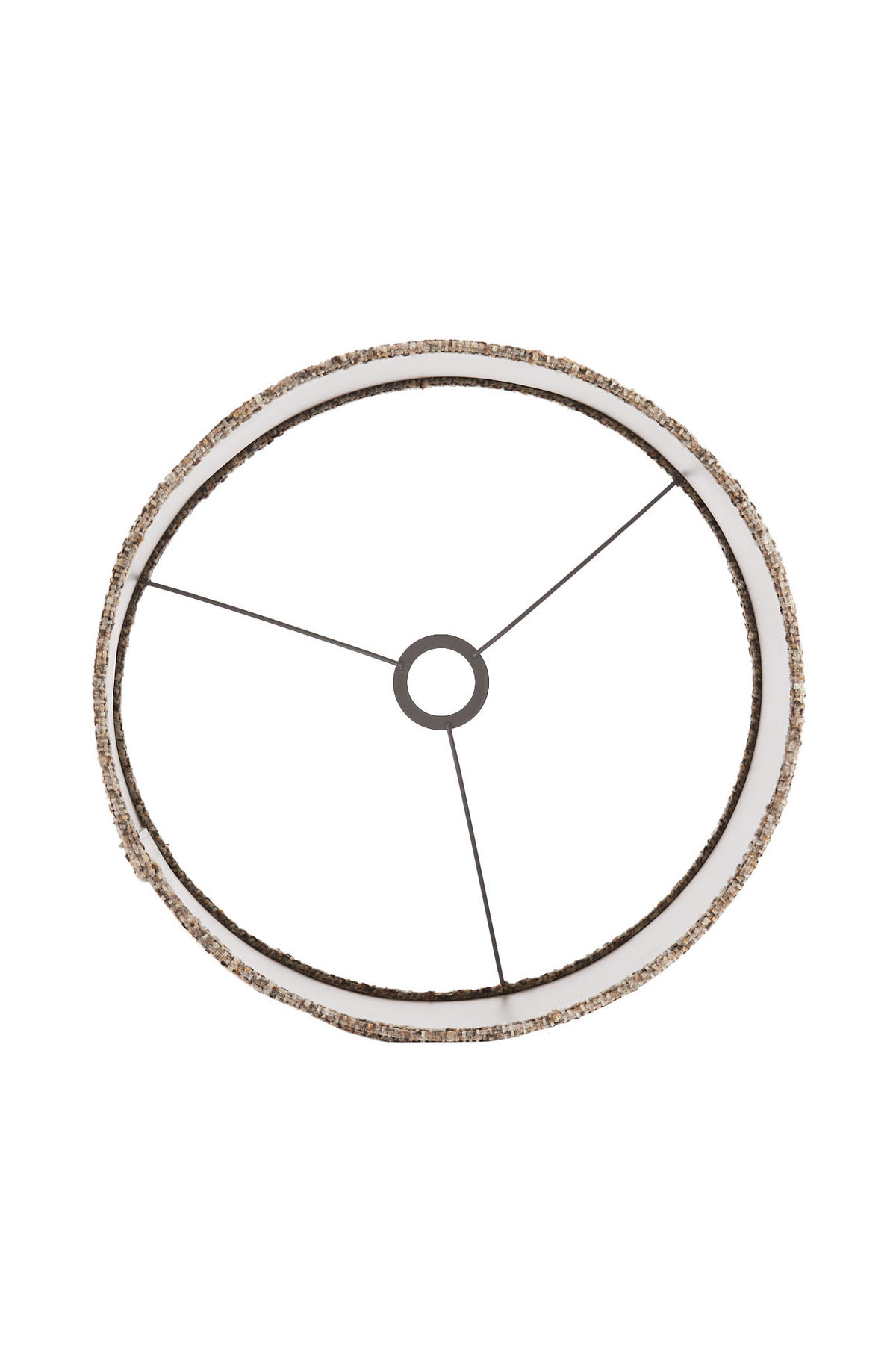 LAMPENSCHIRM Osire Grau 40/40/30 cm - Grau, Textil (40/40/30cm) - Light & Living