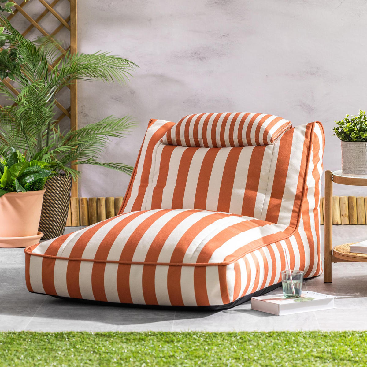 SITZSACK Liege Indoor Outdoor Nova - Orange, Textil (84/68/108cm) - icon