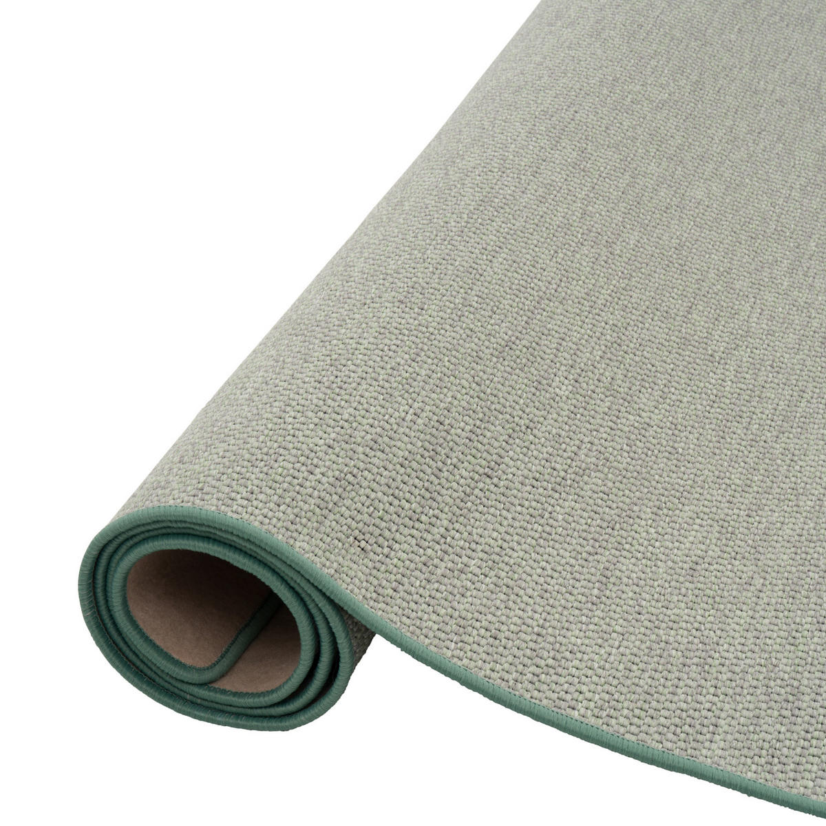 LÄUFER TEPPICH BENTZON FLACHGEWEBE - Mintgrün, Textil (100/200cm) - Snapstyle