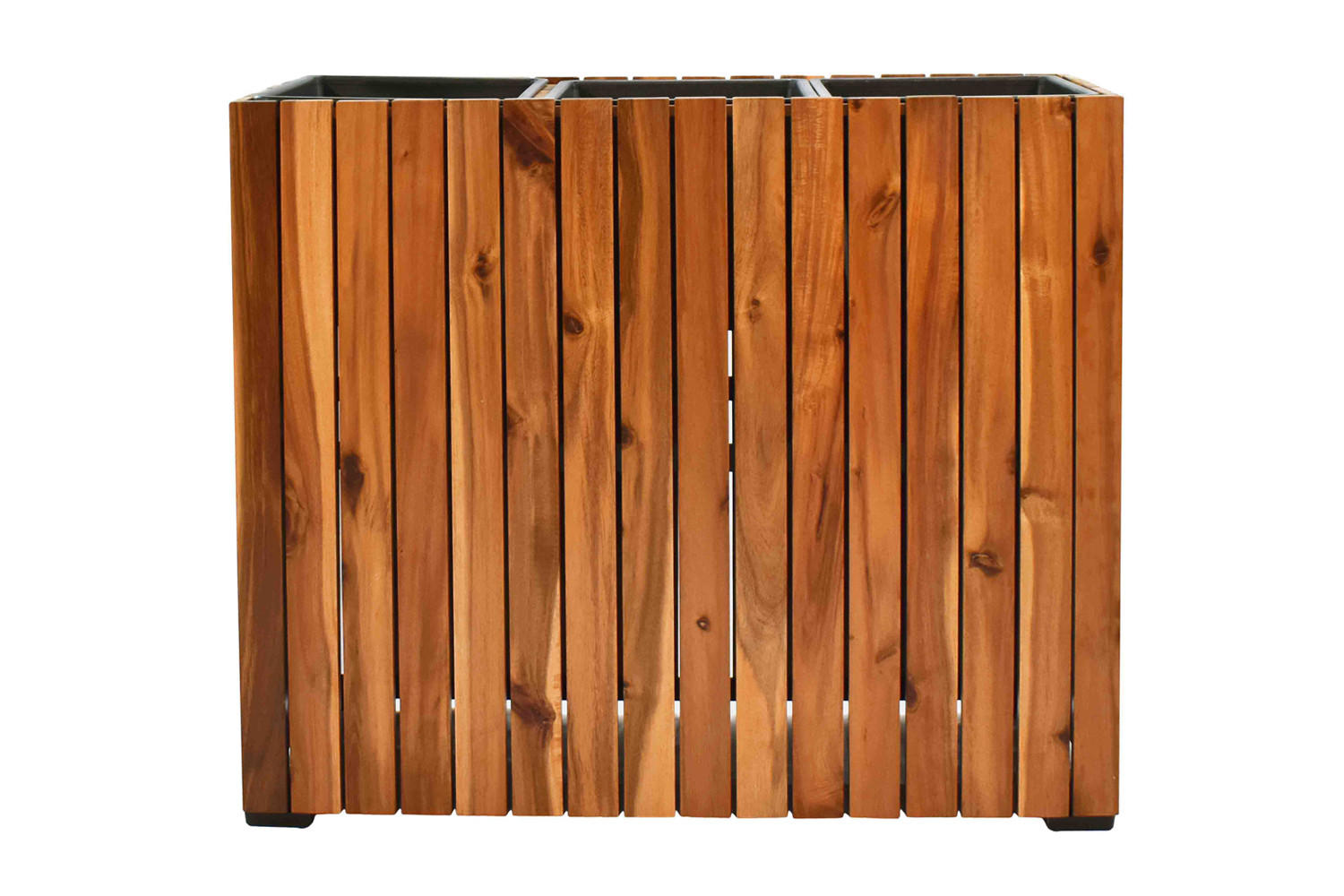 PFLANZKASTEN 79x28x62 cm, Braun, Akazienholz - Braun, Holz (28/62/79cm) - dasmöbelwerk