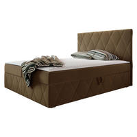 BOXBETT Simoti - Braun, Holzwerkstoff (180/200cm) - MIRJAN24