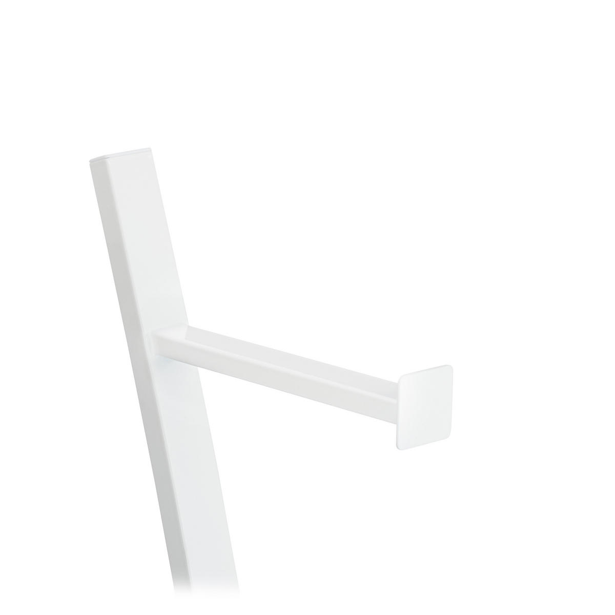 WC-GARNITUR - Weiß, Metall (29/78/20cm) - Relaxdays