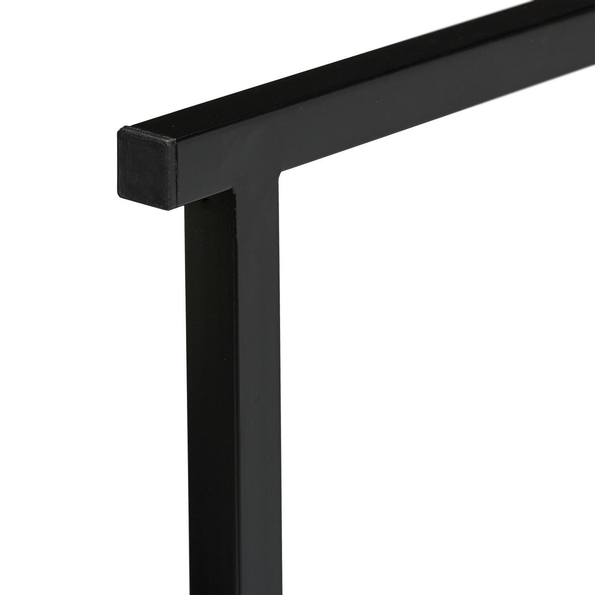 COUCHTISCH - Schwarz, Metall (50/110/56cm) - Relaxdays