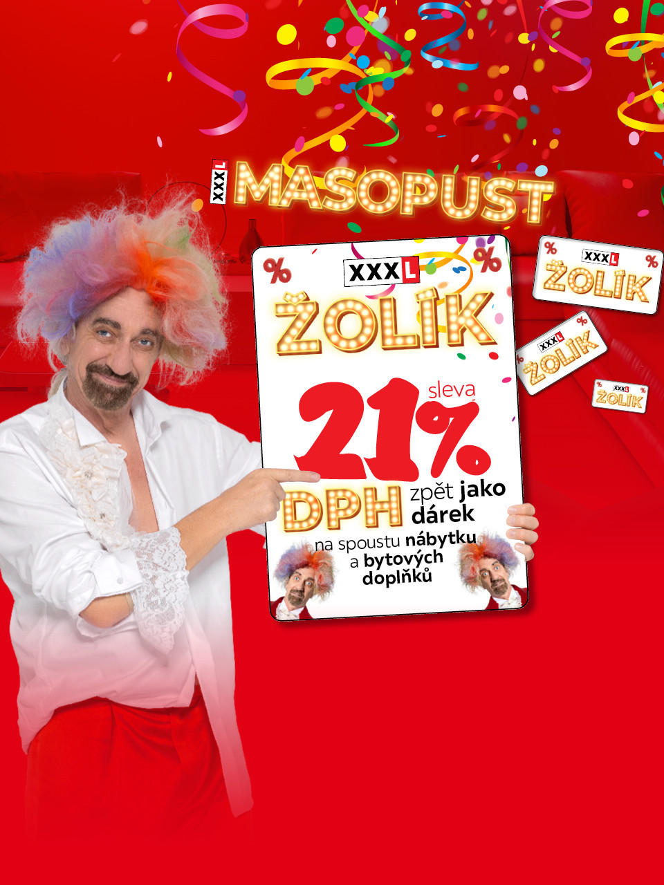 Žolík - sleva 21 % 