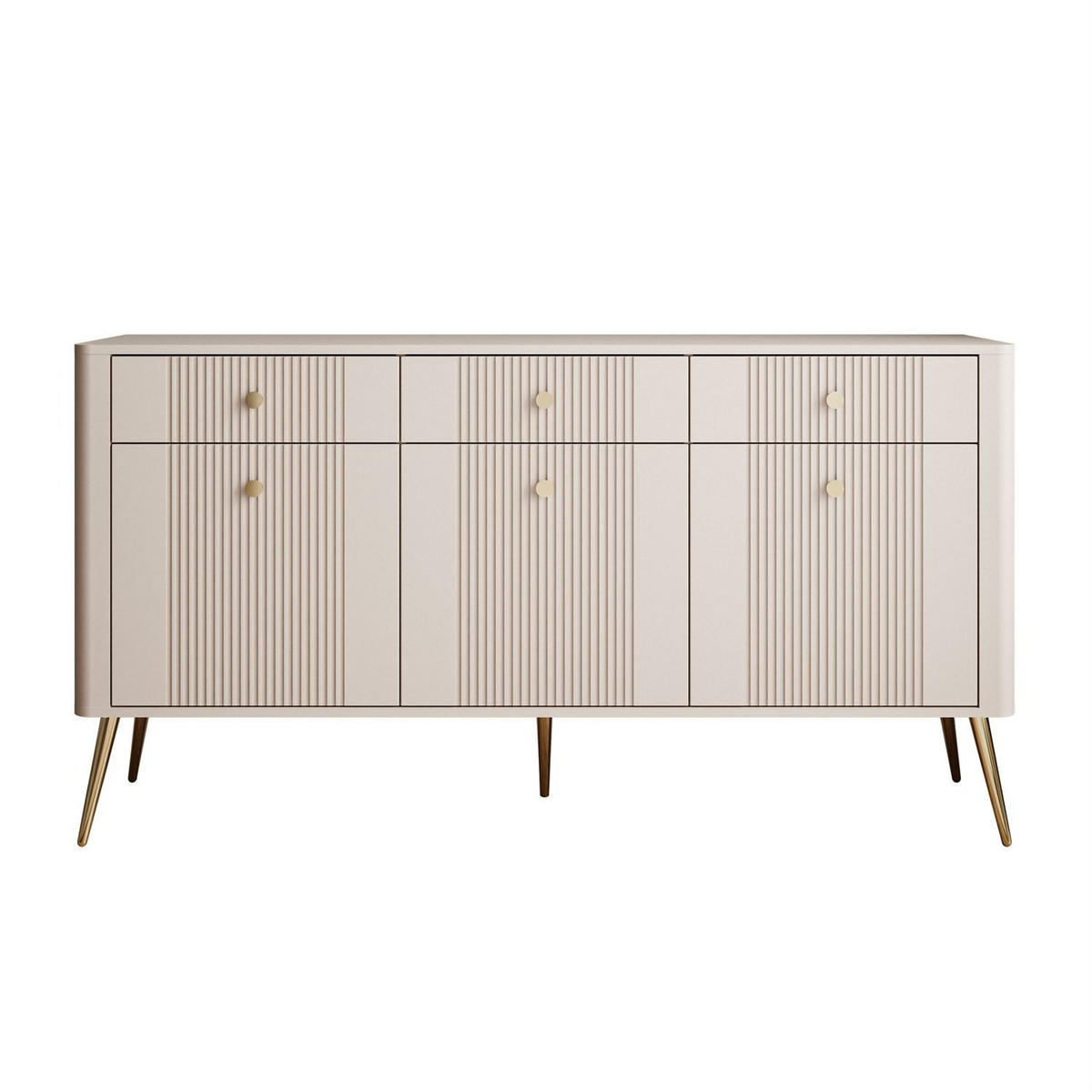 KOMMODE ELYSIA KASCHMIR 3D3S mit Schubladen - Kaschmir, Holzwerkstoff (165/89/39cm) - Lookway