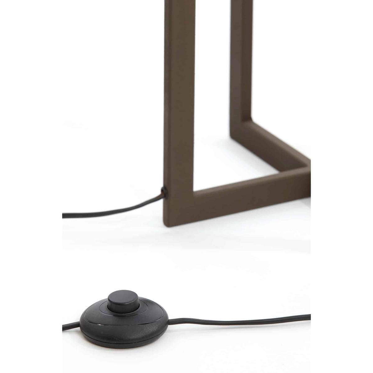 STEHLEUCHTE Mace Braun 30/30/140 cm - Braun, Metall (30/30/140cm) - Light & Living
