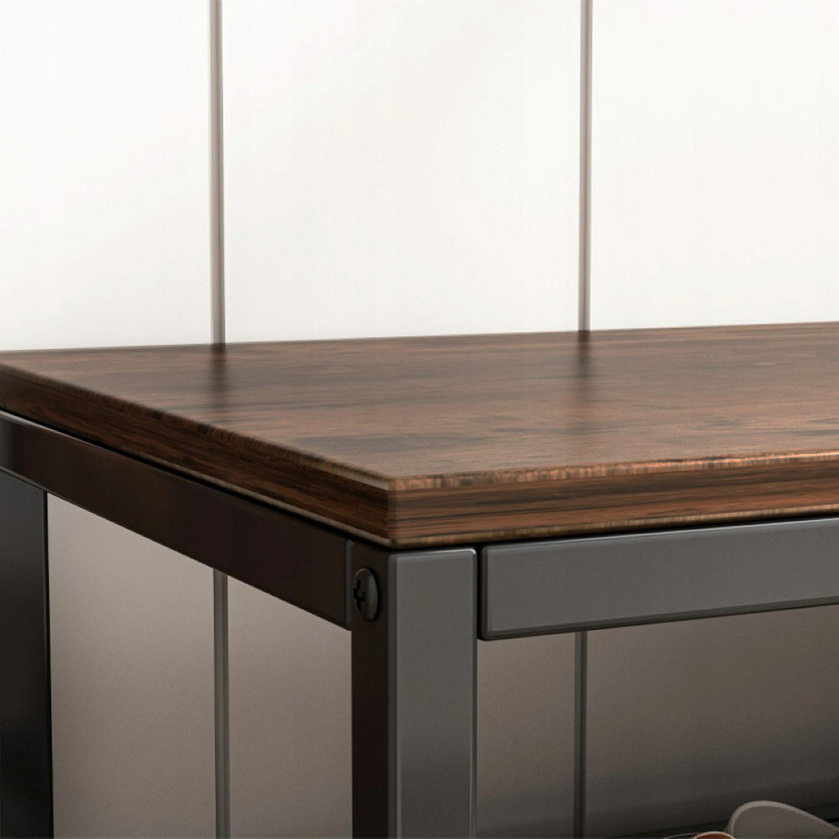 SCHUHSCHRANK, braun, 100/45/30 cm - Braun, Holzwerkstoff (100/45/30cm)