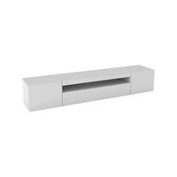 FERNSEHSCHRANK Glänzendes Weiß 40/200/37 cm - Weiß, Holzwerkstoff (200/37/40cm) - DMORA