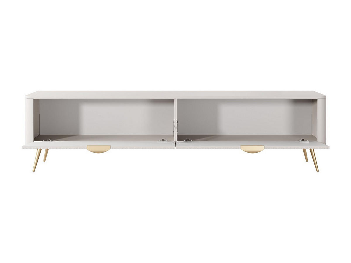 TV-BOARD - 200 cm x 38 cm - holz - beige Elonaria - Beige, Holz (200/51.2/38cm) - Vente-Unique