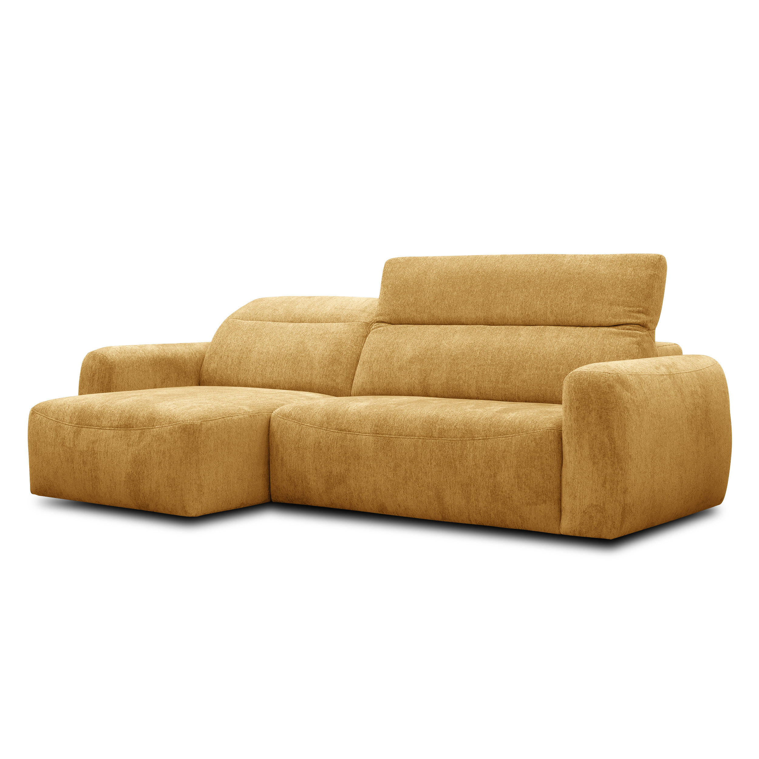 Wozimo Ecksofa Gelb 272x81x159 cm