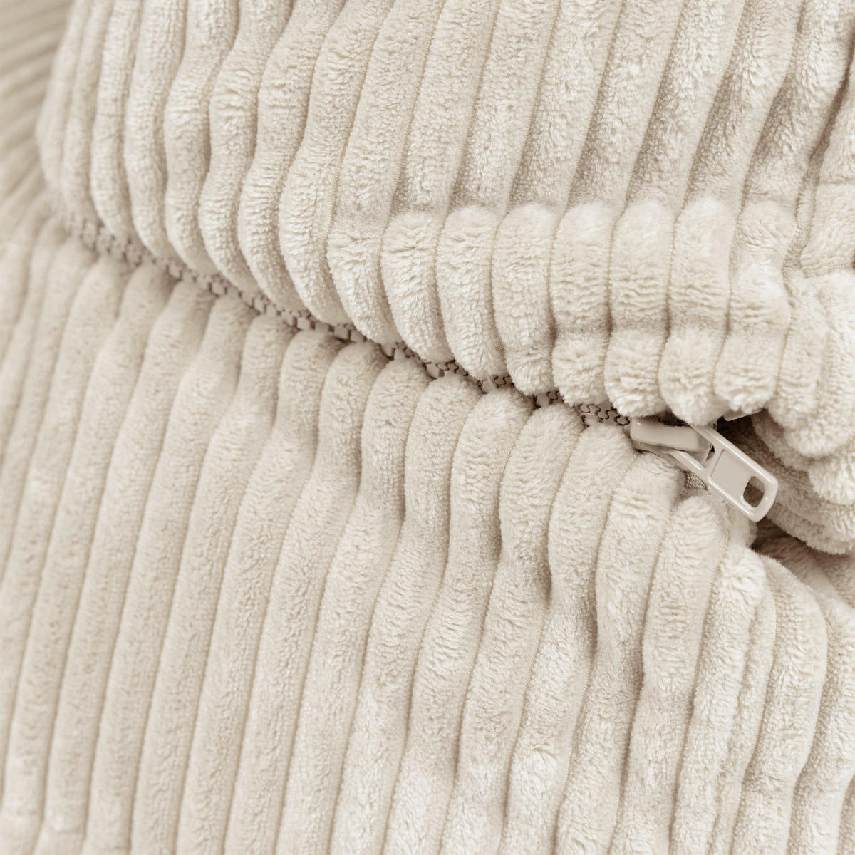 SITZSACK-ECKSOFA Noa modular Cord - Beige, Textil (78/70/78cm) - icon