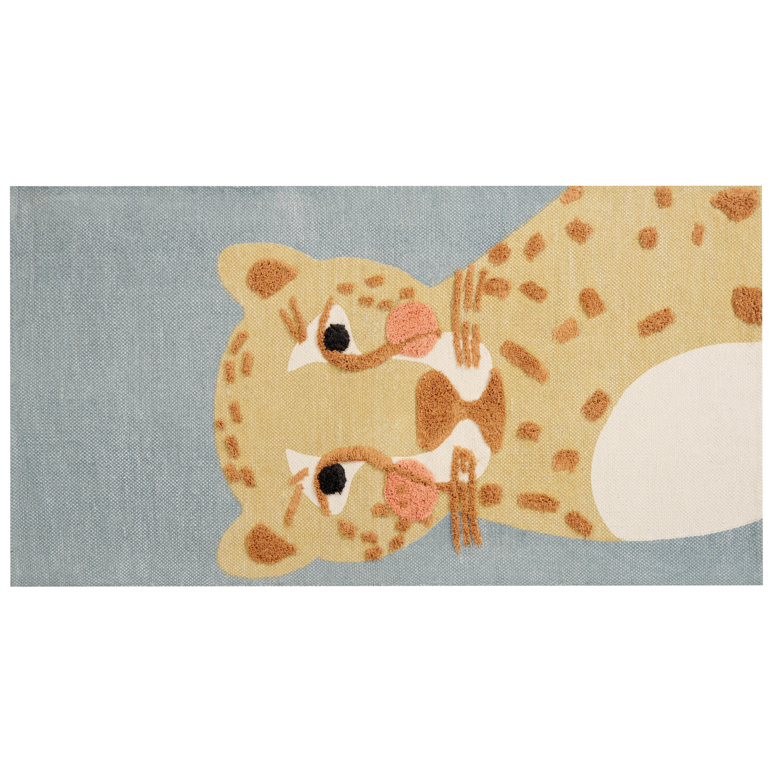 KINDERTEPPICH Tangse 150/80 cm - Gelb, Textil (80/150cm) - Beliani