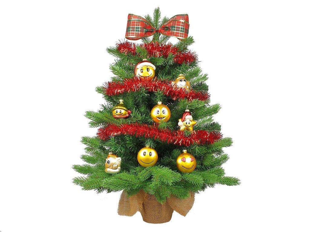 Laalu Weihnachtsbaum Grün, Rot, Gold, Gelb 60 cm