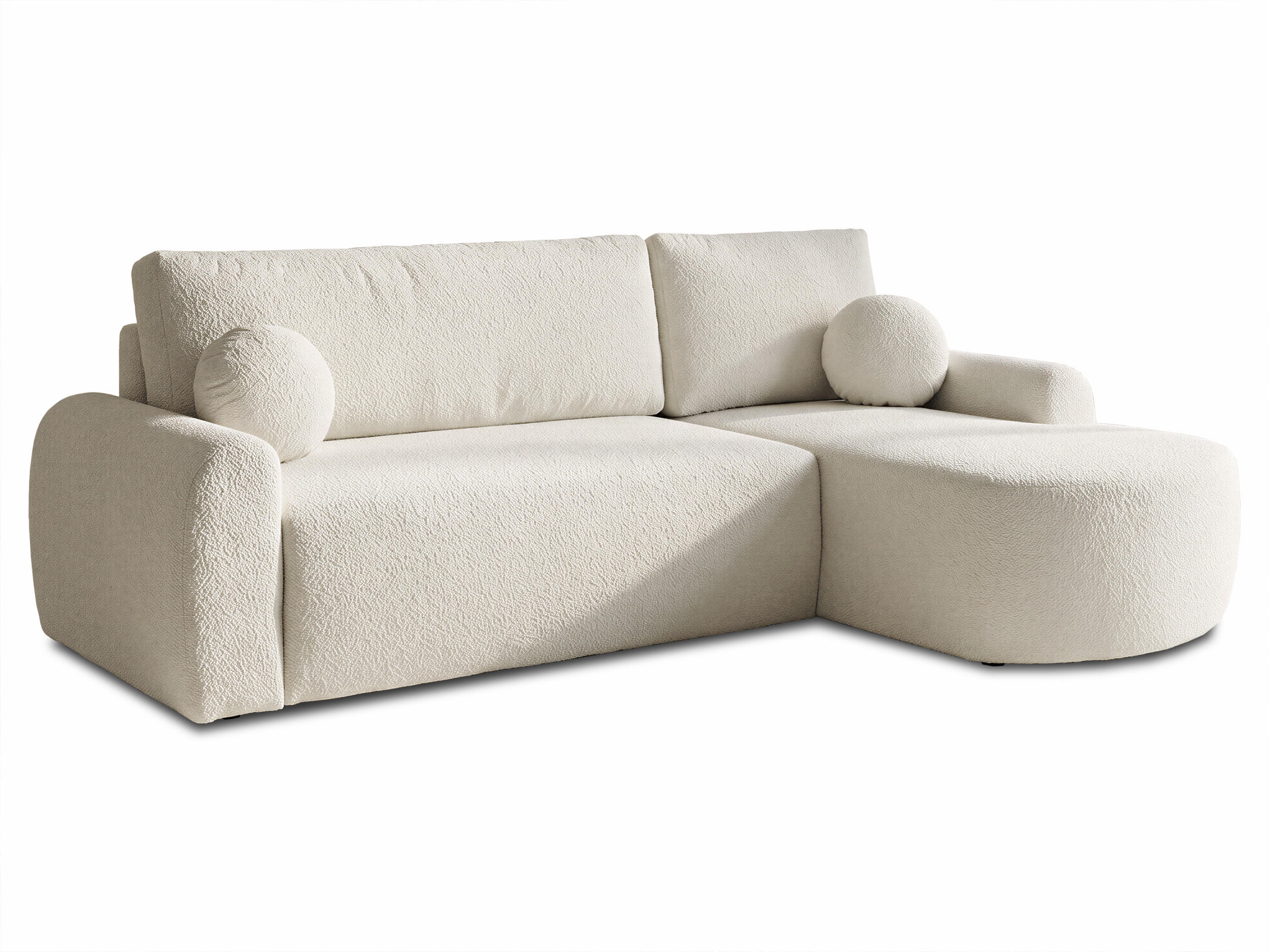 ECKSOFA Jazz, Seite: Rechts - Weiß, Holz/Textil (160/240cm) - Sofnet