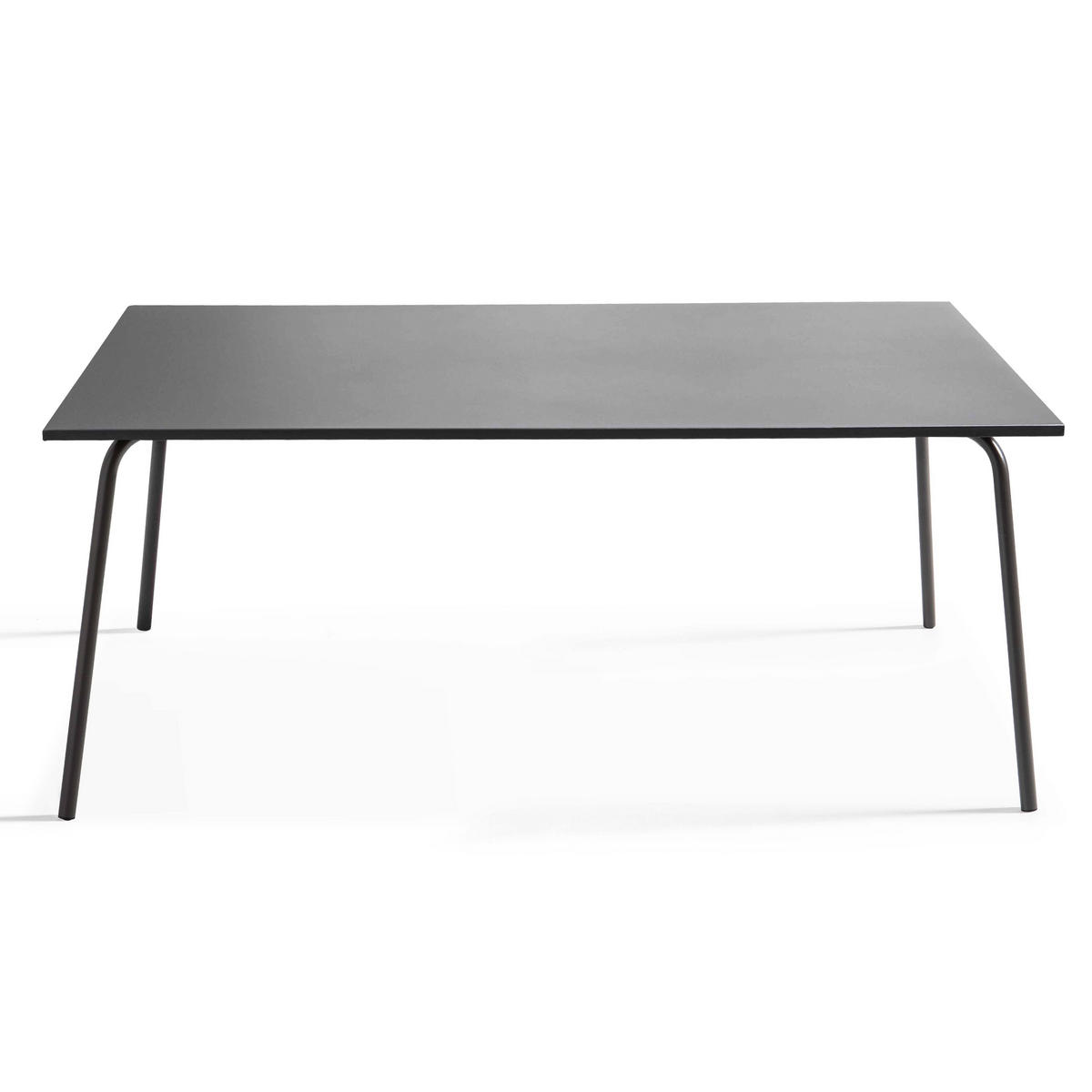 GARTENSET 7-tlg., Grau - Grau, Metall - Oviala