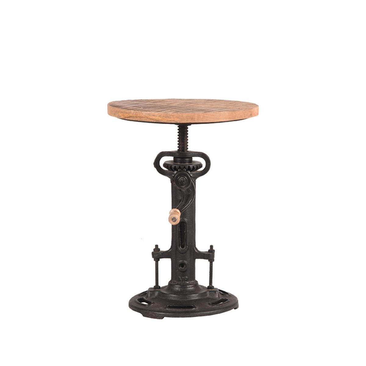 HOCKER Gautan Braun 32/32/48 cm - Braun, Holz (32/48/32cm) - LABEL51