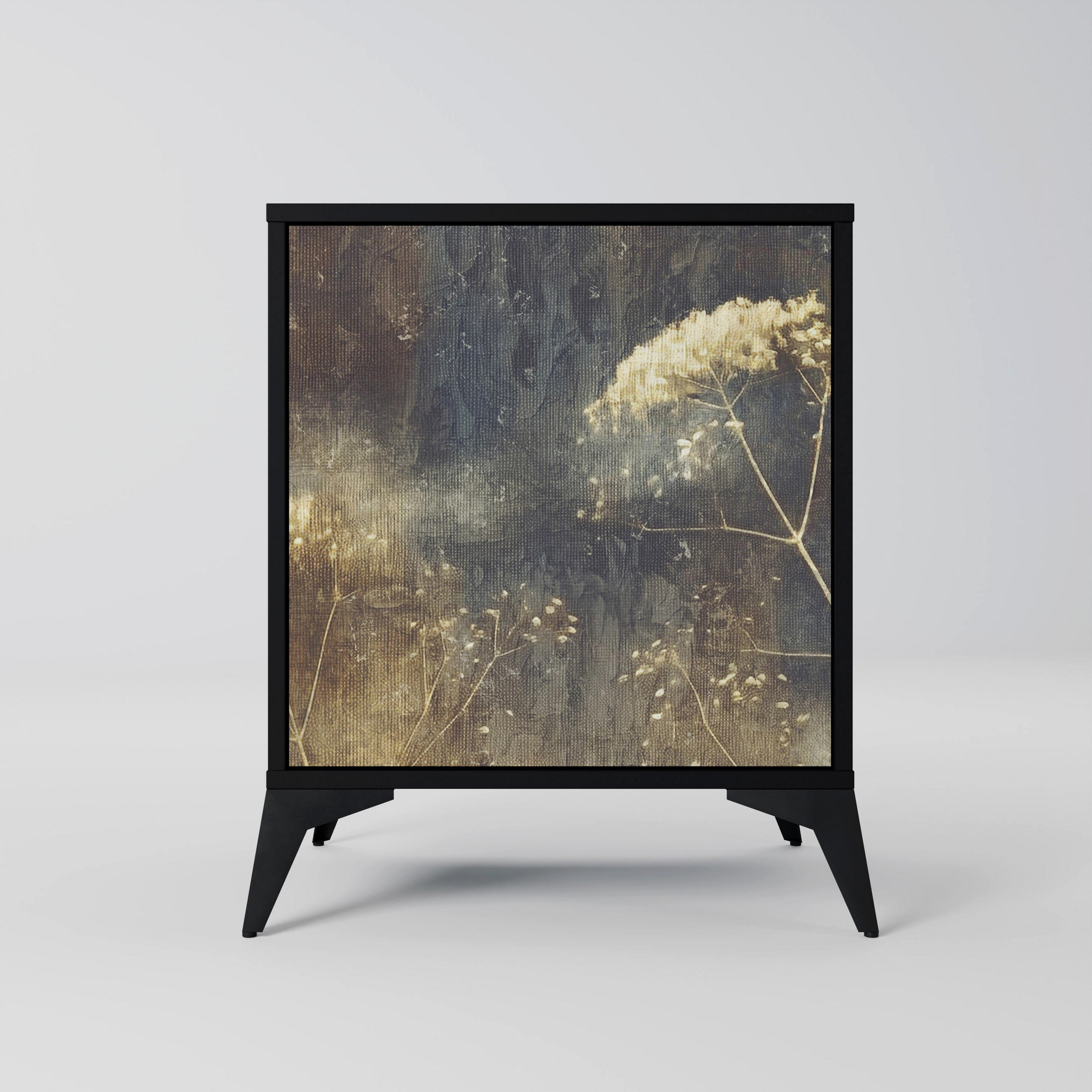 SpaceRebels Sideboard Schwarz 57.5x70.5x42 cm