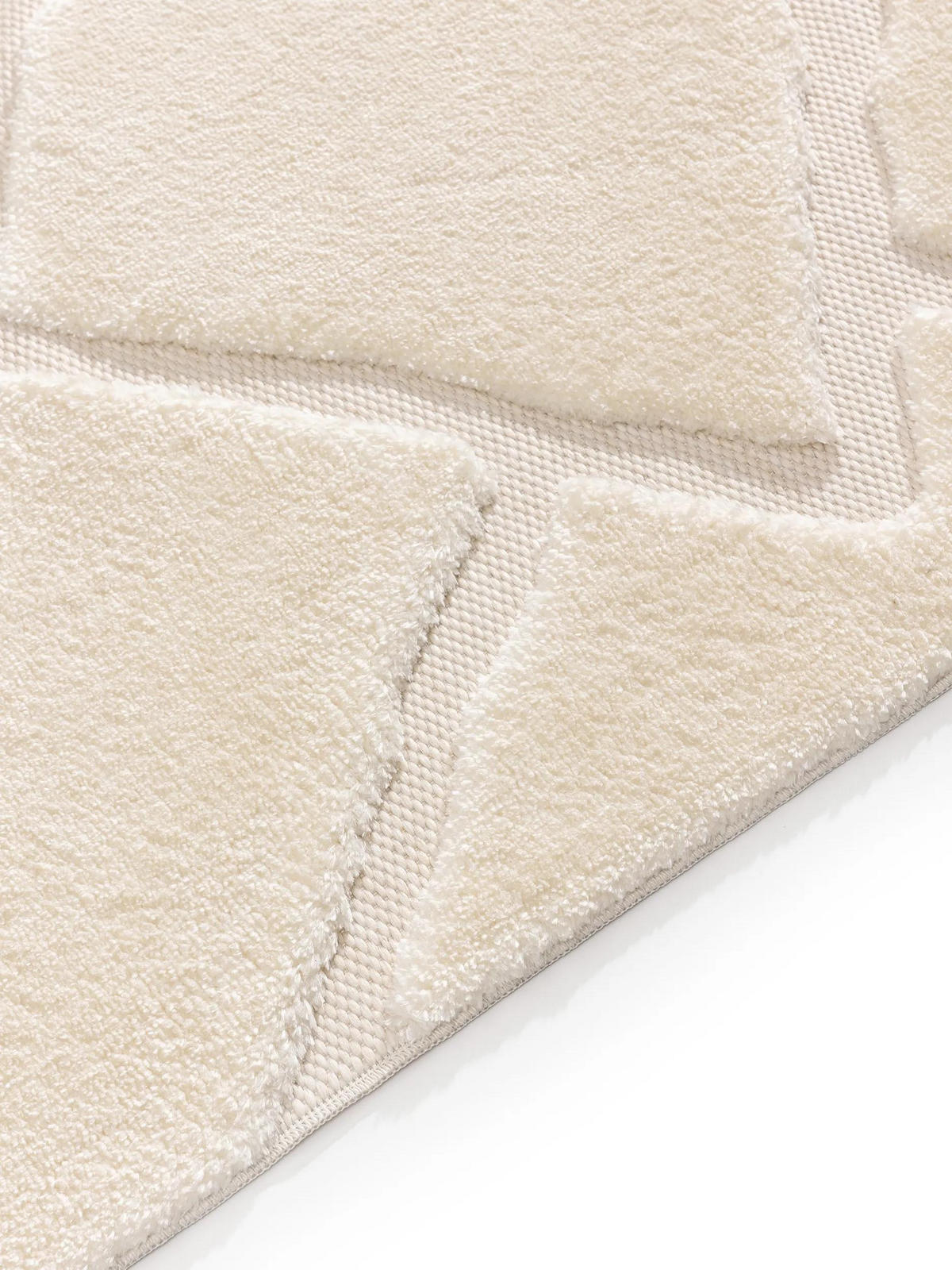 TEPPICH Elvy Cream 140x200 cm - Creme, Kunststoff (140/200cm) - benuta