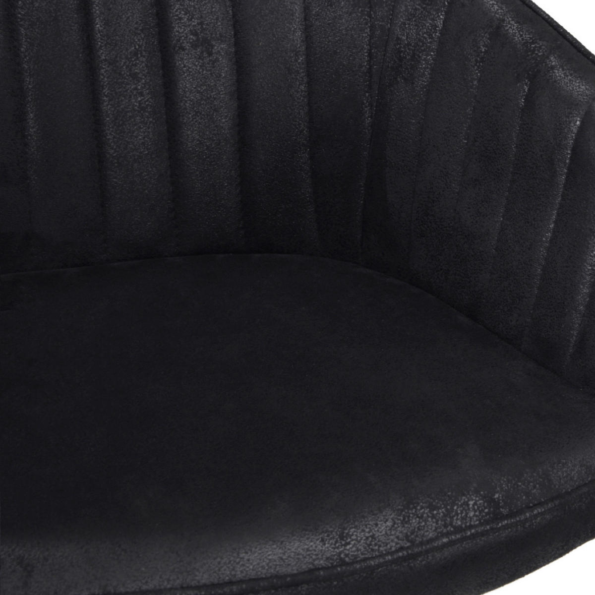 ARMLEHNSTUHL ARVIT Schwarz - Schwarz, Textil/Metall (57/81/62cm) - B&D Home