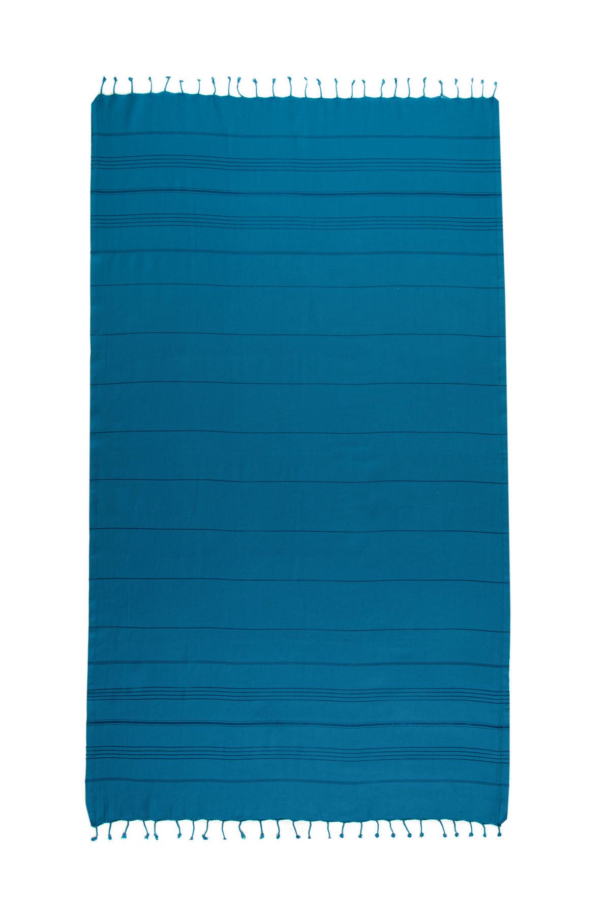 HAMAMTUCH UNI 100% Baumwolle 100x180 Dunkleblau - Dunkelblau, Textil (180/100cm) - Villa Möbel